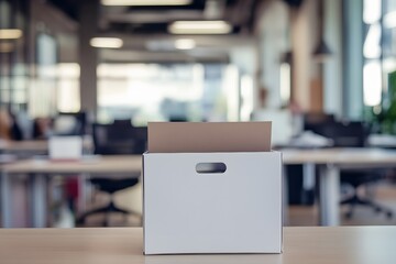 open feedback box in office encouraging employee voice