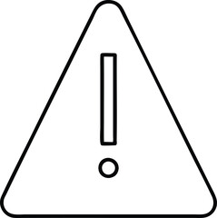Warning Alert Sign Triangle Icon Vector