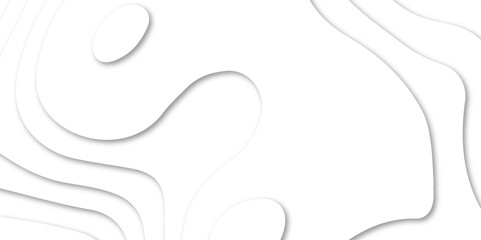 Abstract Luxury paper cut background, Abstract decoration, white pattern lines gradients, 3d Vector illustration. Realistic papercut decoration textured with wavy layers.