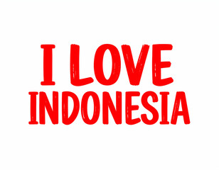 Fototapeta premium Bold red text saying 