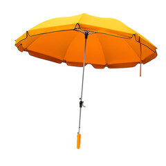 Sport Inspired Compact Beach Umbrella with a Durable Design Isolated on Transparent Background