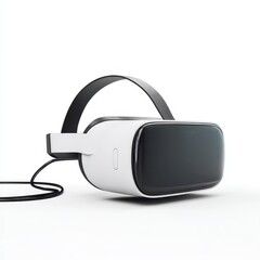 Modern VR Headset Immersive Virtual Reality Technology