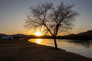 Sunset Mongolia