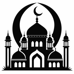 taj mahal vector illustration