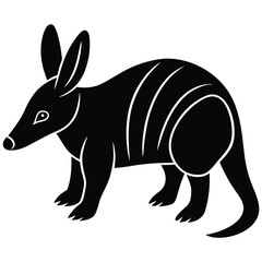 Adobe Illustrator ArtworkA simple black ink drawing of a pig on a white background