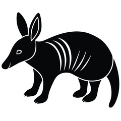 Adobe Illustrator ArtworkA simple black ink drawing of a pig on a white background
