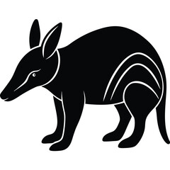Adobe Illustrator ArtworkA simple black ink drawing of a pig on a white background