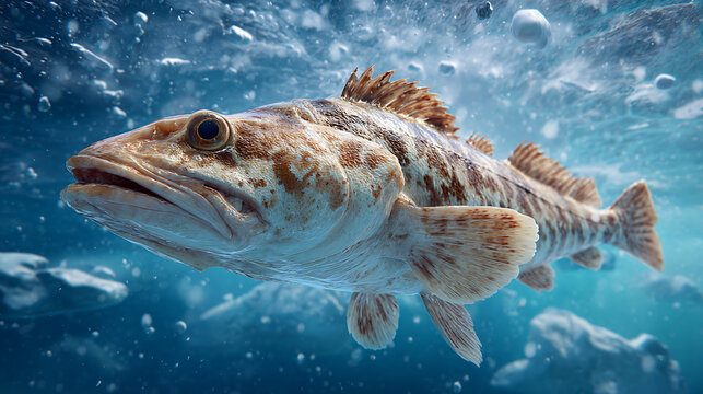 arctic cod in cold waters