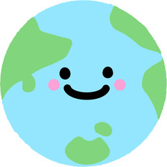 earth_smile_face