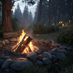 camp fire