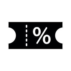 coupon sign symbol vector flat icon