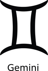 Gemini Zodiac Sign and Name
Astrological Symbol for Gemini
The Gemini Glyph
Gemini Horoscope Sign
Zodiac Sign: Gemini