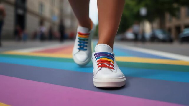 Walking on a Rainbow Crosswalk: A Celebration of LGBTQ+ Pride, Diversity, and Inclusion
