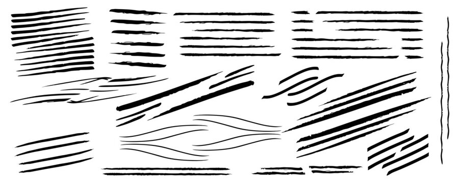 Procreate Brush Line Art Practice Sheet &ndash; Stroke Variations, Pressure Sensitivity, Flow Control & Inking Exercises for Digital Artists