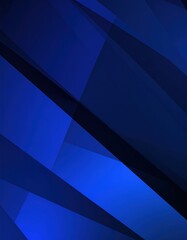 Fototapeta premium A vibrant blue abstract background featuring intricate black and white lines that intertwine and flow, creating a dynamic and visually striking composition.