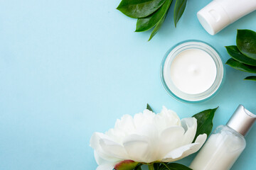 Natural cosmetic products. Skin care concept.