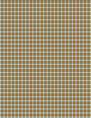 Plaid fabric pattern, blue, brown, cream, seamless for textiles, and for designing clothes, skirts or decorative fabrics. Vector illustration.