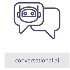 Conversational Ai Element For Design Graphic
