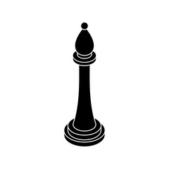 Elephant Chess piece isolated. Piece for playing chess