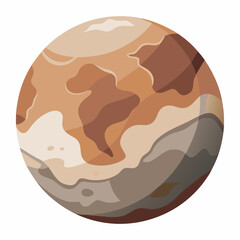 Stylized Illustration of Jupiter Planet Space Exploration
