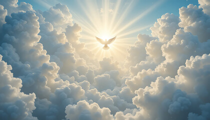 sky and clouds at  whit Sunday 