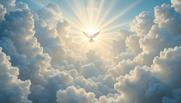 sky and clouds at whit Sunday - Powered by Adobe