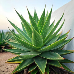 beautiful aloe vera plant