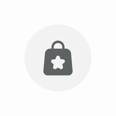 Obraz premium vip shopping icon sign vector