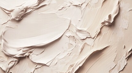 Elegant Neutral Beige Abstract Paint Texture Background Swirls Modern Minimalist Design Artistic Wall Art Cream Palette 