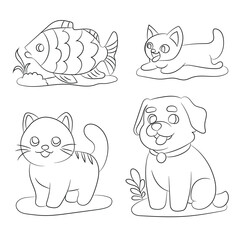 animal character homeless