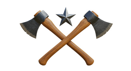 Isolated Crossed Axes with Star Centered