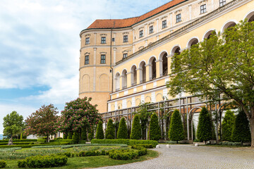 Obraz premium The ancient city center of Mikulov in South Moravia, Czech Republic