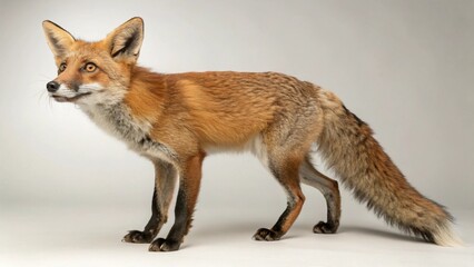 Obraz premium Darwin’s fox on studio background