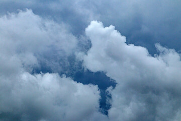 Ciel chargé de nuages