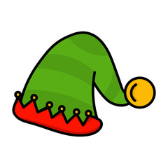 Christmas Elf Hat Icon