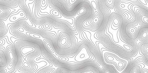 Abstract Topographic contour map. Vector cartography illustration. Abstract lines background. Line topography map contour background concept of a conditional geography scheme and the terrain path.