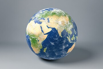 Fototapeta premium Earth globe, realistic render