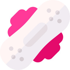 sanitary towel illustration on a white background       