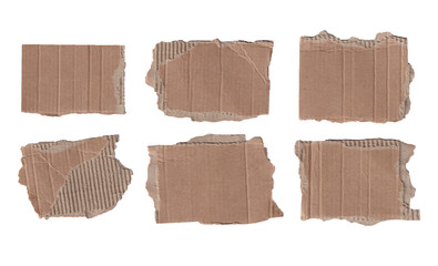 set of cardboard boxes samples