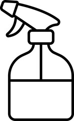 water spray illustration on a white background        