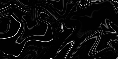 Obraz premium Abstract white marble textures with liquid effect on a black background. 