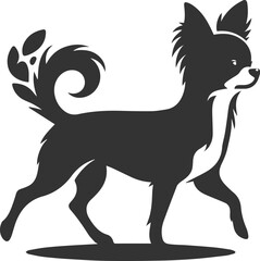Chihuahua vector animal drawing silhouette