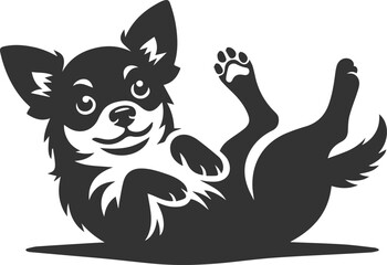 Chihuahua vector animal drawing silhouette