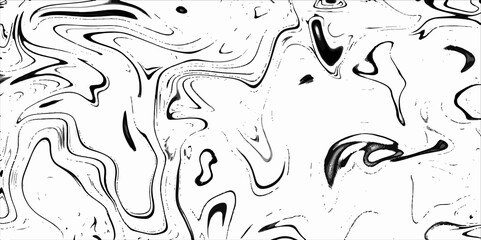 abstract black marble textures with liquid effect on a white background. 