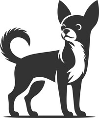 Chihuahua vector animal drawing silhouette