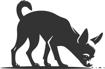 Chihuahua vector animal drawing silhouette