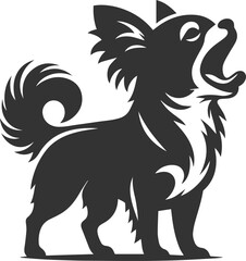 Chihuahua vector animal drawing silhouette