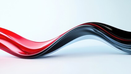 Curved lines create a flowing abstract design