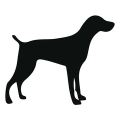 dog silhouette vector