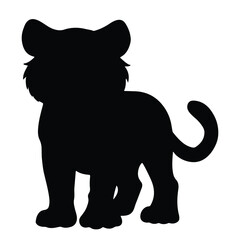 black and white tiger